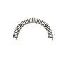 Rokuhan Z R091 Z Shorty rail set without roadbed R45mm - 180 degrees Track & Turnouts