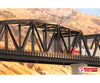 Rokuhan Z R094 Black double track iron bridge 220mm Tunnels & Bridges
