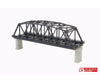 Rokuhan Z R094 Black double track iron bridge 220mm Tunnels & Bridges