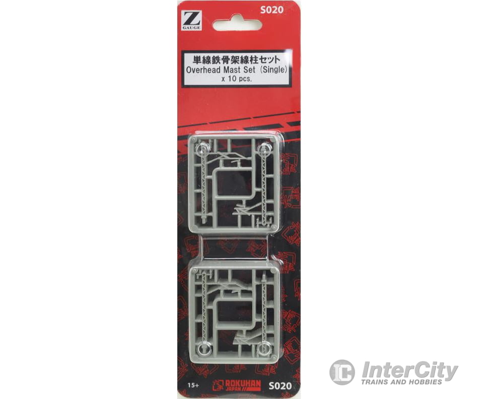 Rokuhan Z S020 Catenary masts - singles Track Accessories