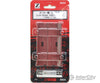 Rokuhan Z S023 Plate girder bridge (dark red) Tunnels & Bridges