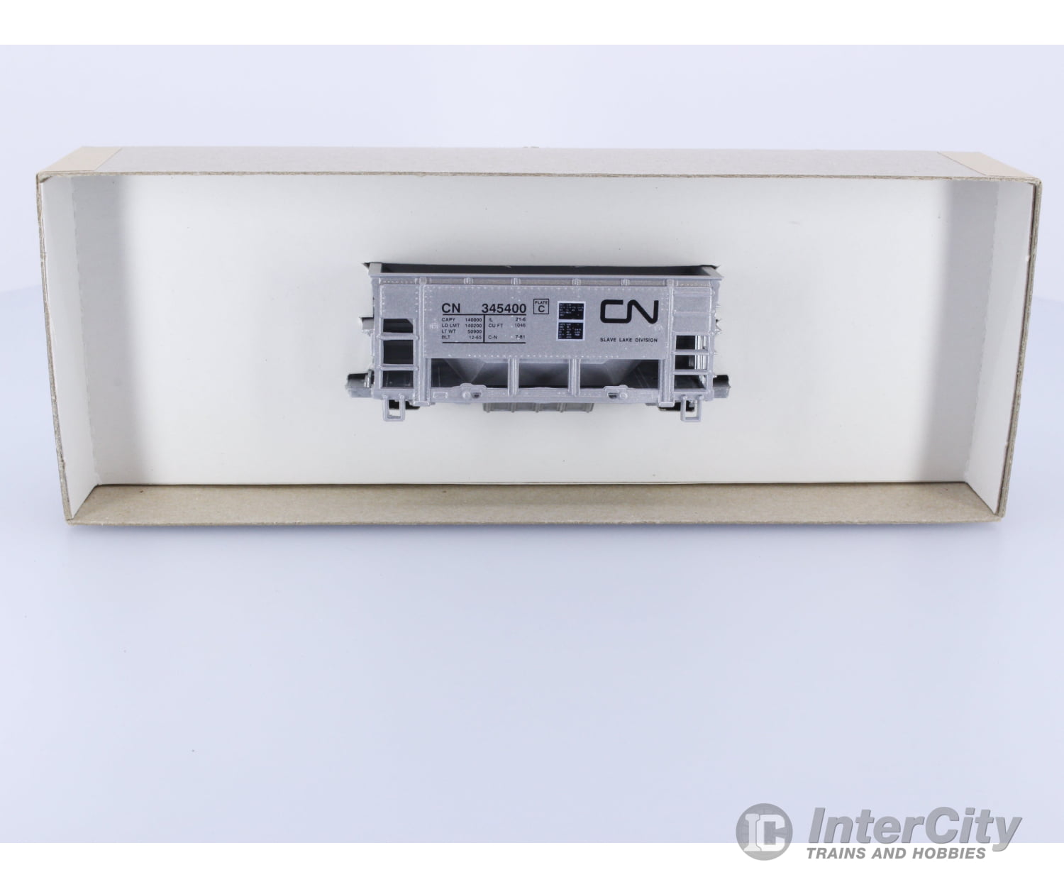 Roundhouse 01417 HO 22’ Ore Car Rectangular Side Canadian National (CN) 345400 Freight Cars