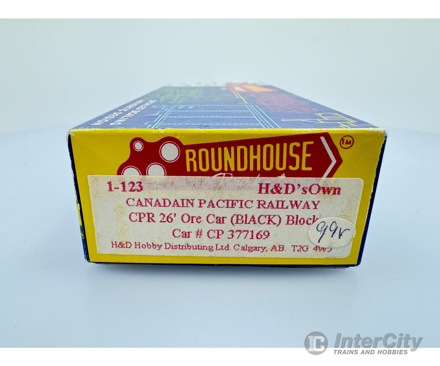 Roundhouse 1-123 Ho 26’ Ore Car Black Script Canadian Pacific (Cp) 377169 Freight Cars