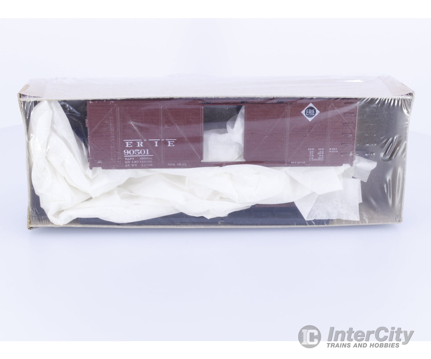 Roundhouse 1031 HO 40’ Boxcar Kit Erie Lackawanna (EL) 90501 Freight Cars