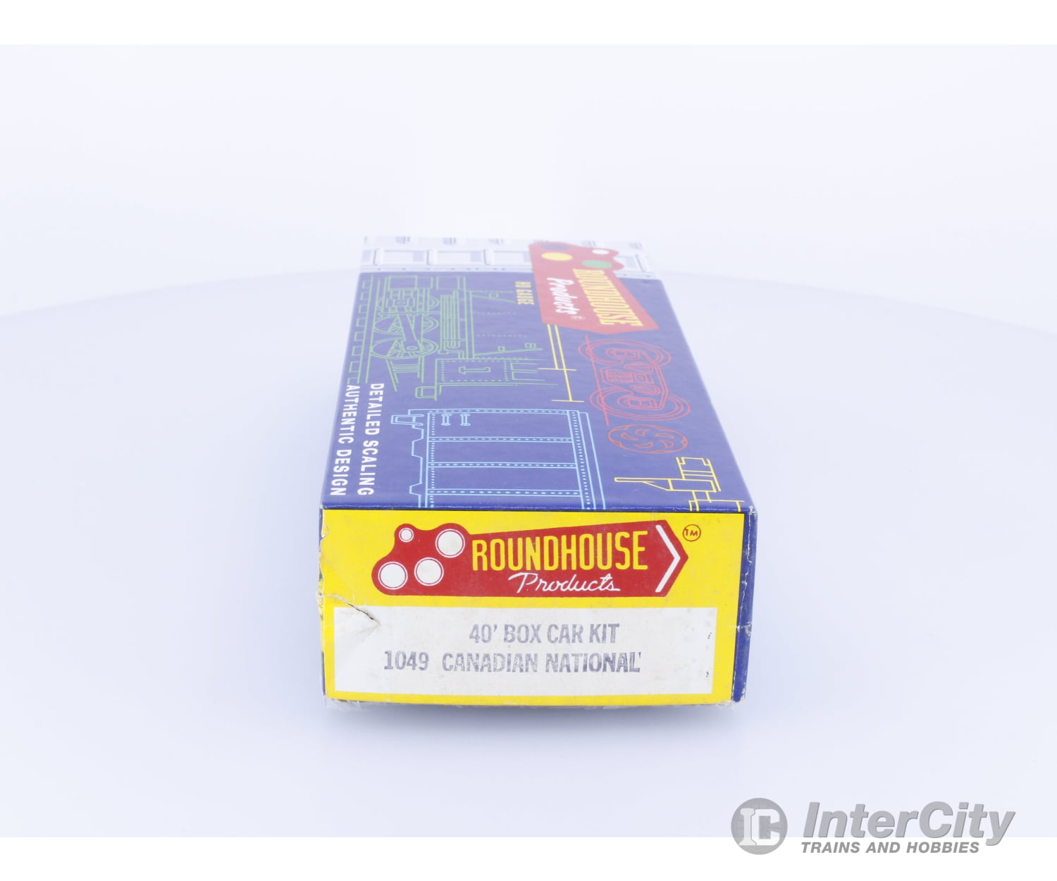 Roundhouse 1049 HO 40’ Boxcar Kit #3 Canadian National (CN) 524270 Freight Cars