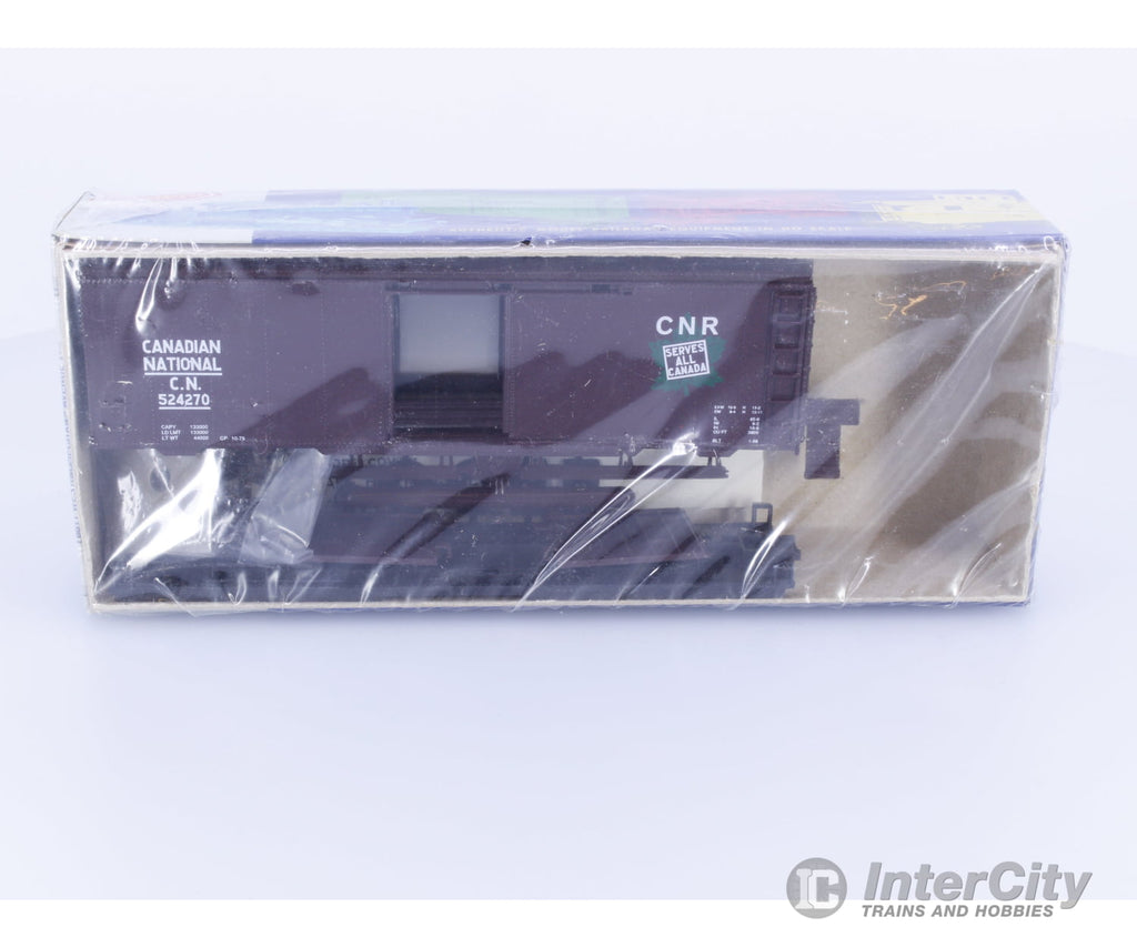 Roundhouse 1049 HO 40’ Boxcar Kit #4 Canadian National (CN) 524270 Freight Cars