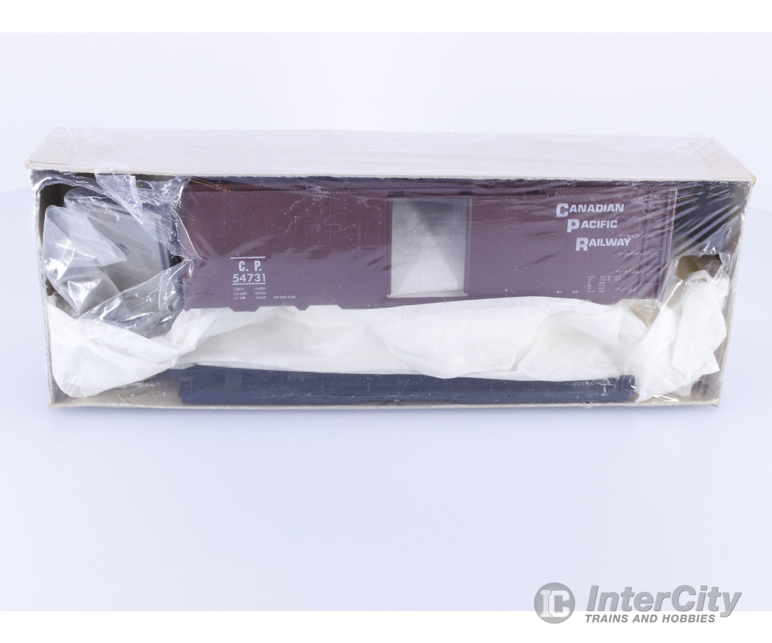 Roundhouse 1056 HO 40’ Boxcar Kit Canadian Pacific (CP) 54731 (#1) Freight Cars