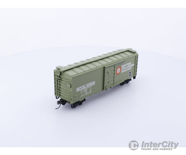 Roundhouse 1064 HO 40’ Box Car Kit BC Rail (BCOL) 4069 Freight Cars
