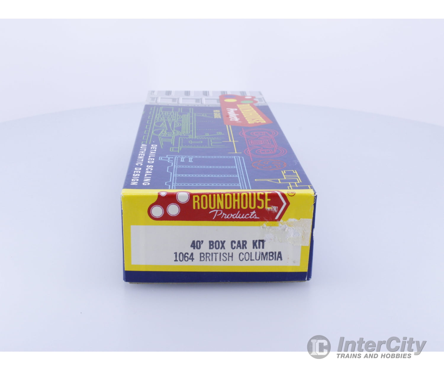 Roundhouse 1064 HO 40’ Box Car Kit British Columbia Railway (BCOL) 4069 Freight Cars