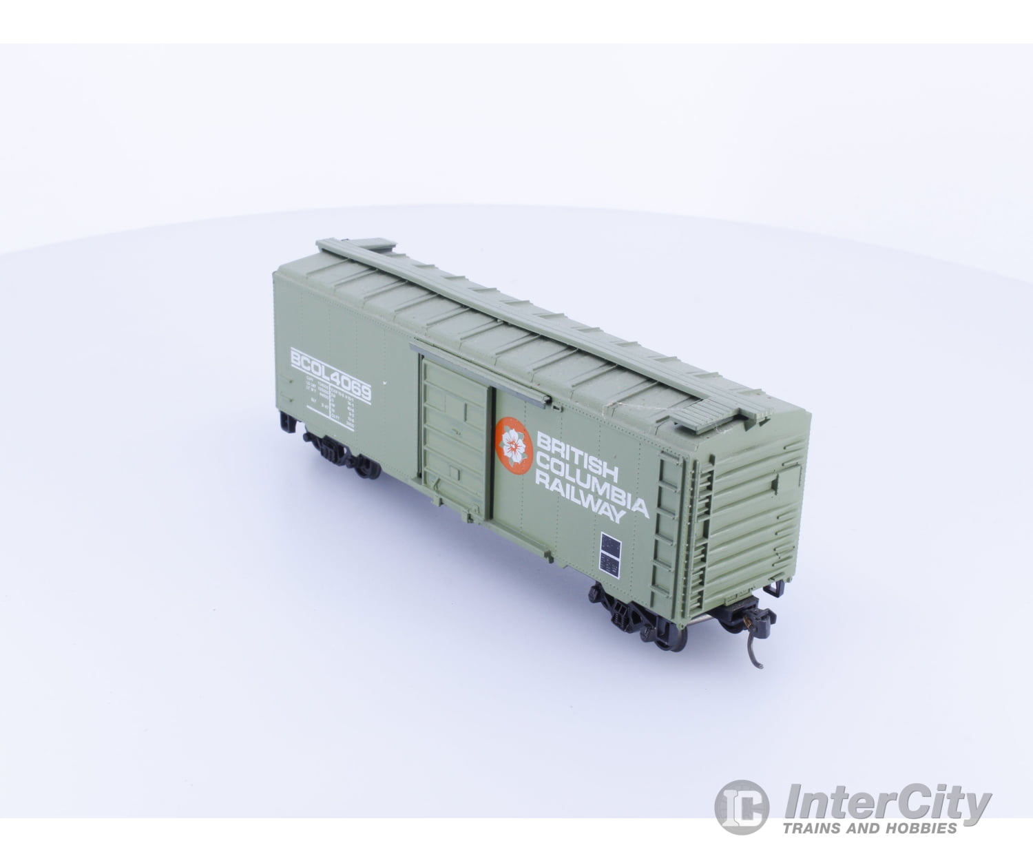 Roundhouse 1064 HO 40’ Boxcar #5 BC Rail (BCOL) 4069 Freight Cars