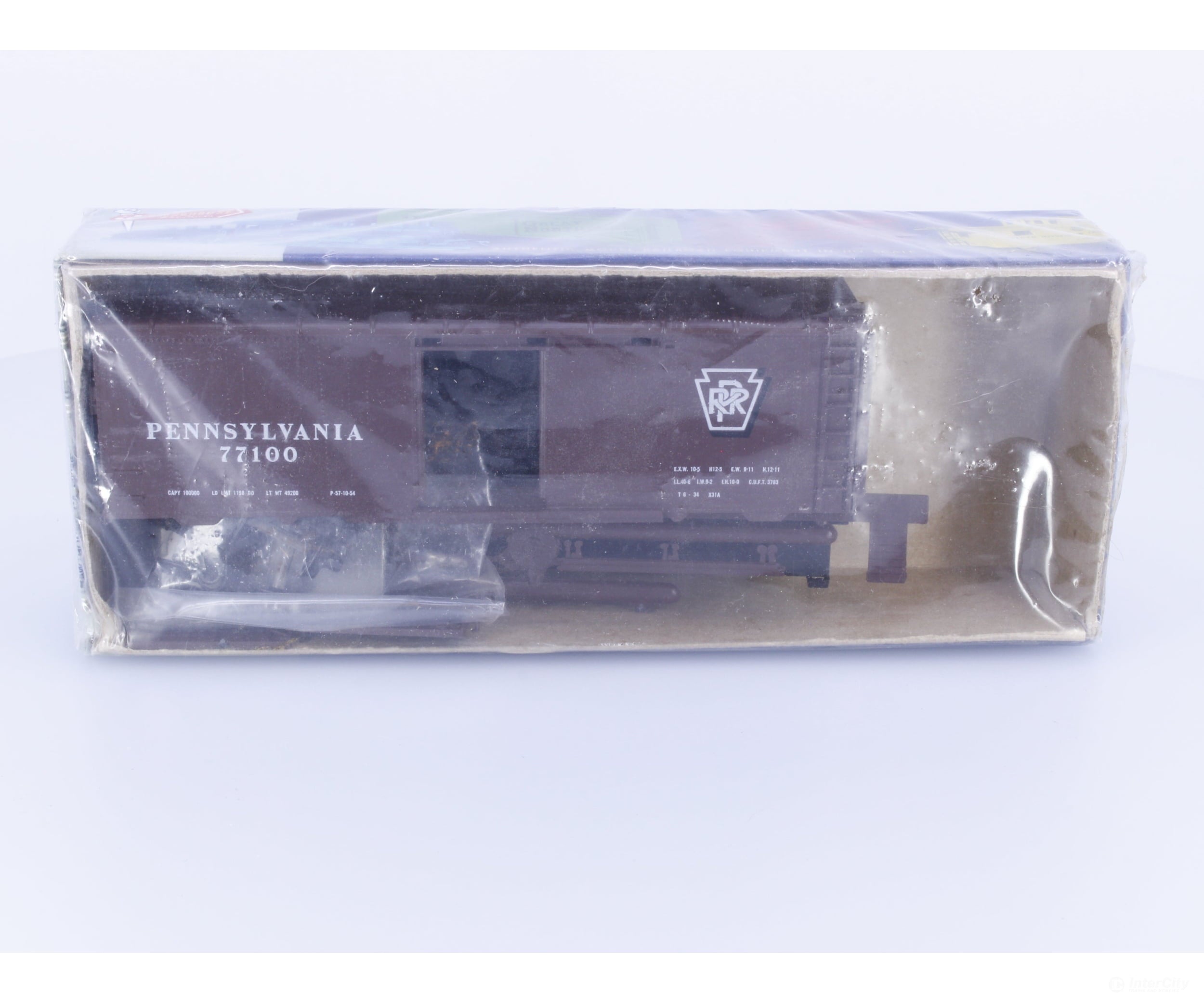 Roundhouse 1081 HO 40’ Round Top Boxcar Kit Pennsylvania (PRR) 77100 Freight Cars