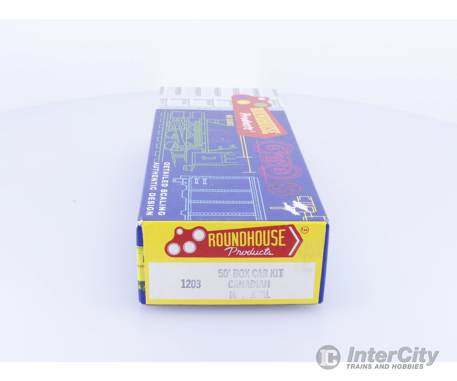 Roundhouse 1203 HO 50’ Boxcar Kit Canadian National (CN) 24275 Freight Cars