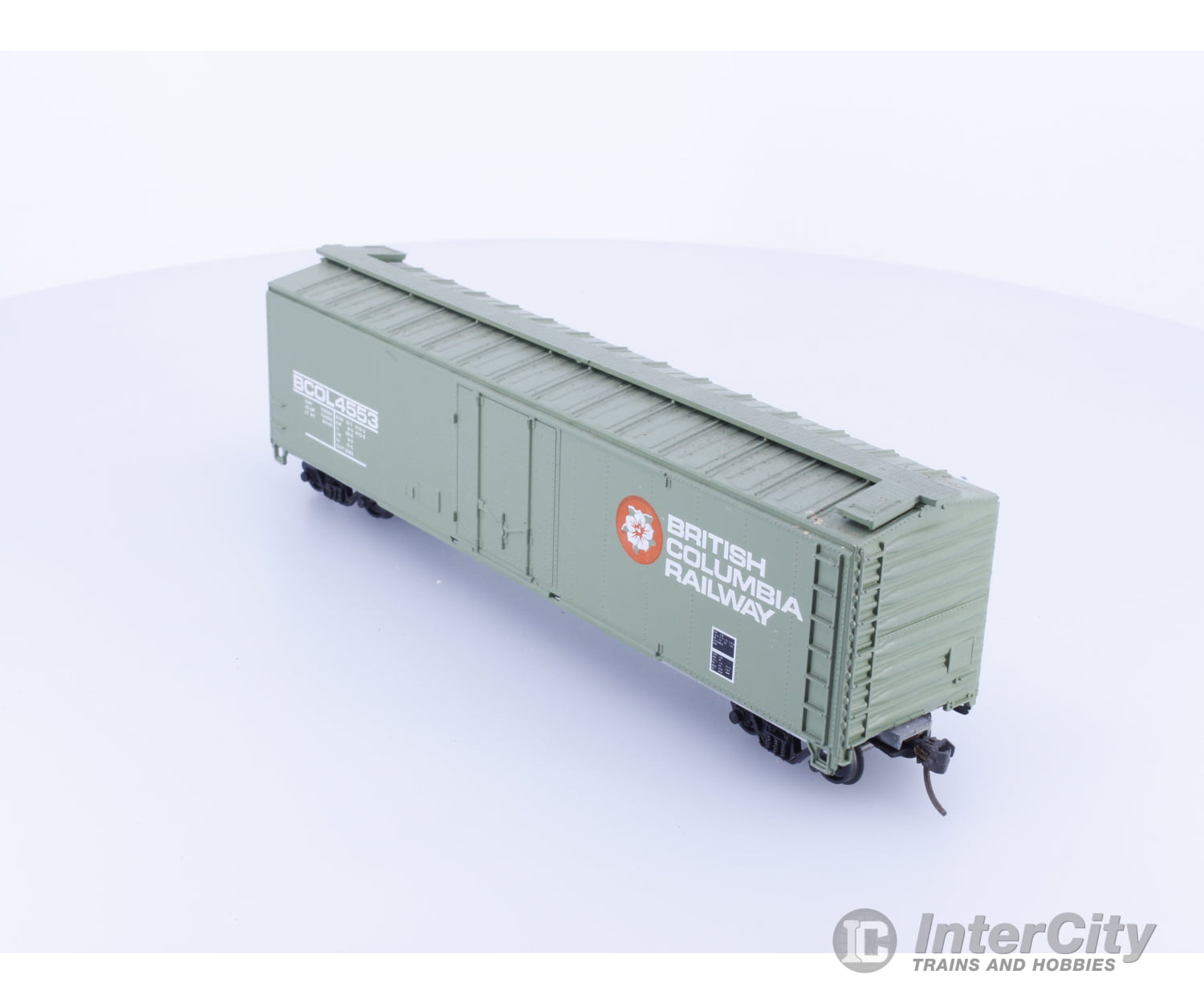 Roundhouse 1265 HO 50’ Plug Door Boxcar #2 BC Rail (BCOL) 4553 Freight Cars
