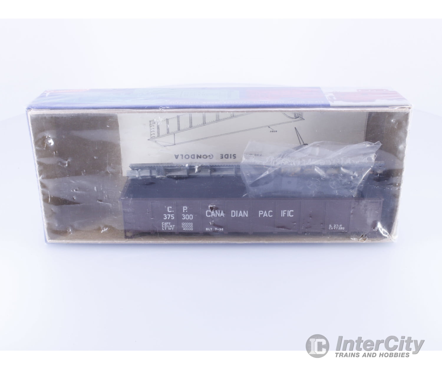 Roundhouse 1353 HO Gondola Kit Canadian Pacific (CP) 375300 Freight Cars