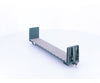 Roundhouse 1418 HO 60’ Bulkhead Flat Car Undecorated 1418 - Freight Cars