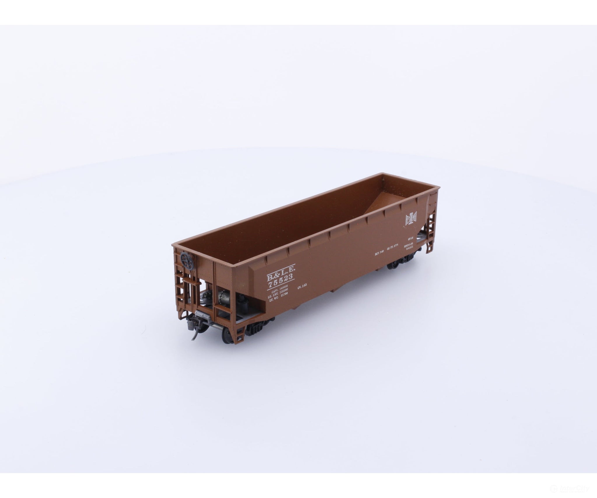 Roundhouse 1618 HO 3 Bay Offset Hopper Bessemer & L.E. 75523 Freight Cars
