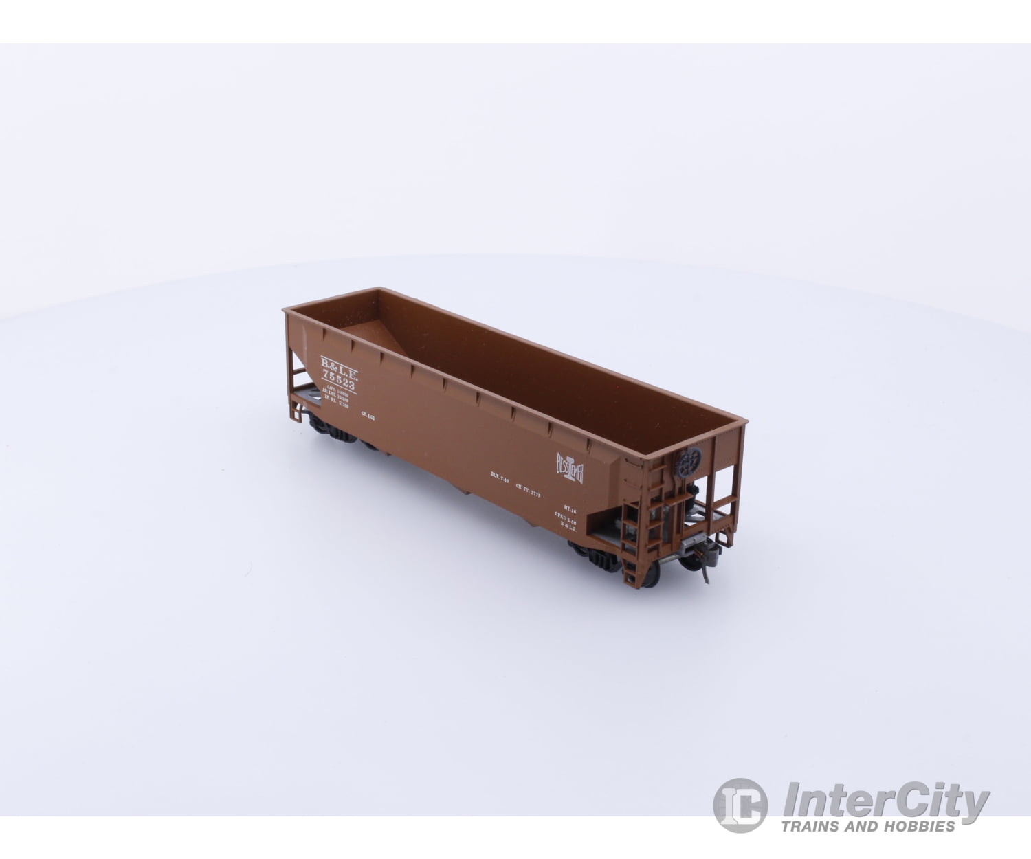 Roundhouse 1618 HO 3 Bay Offset Hopper Bessemer & L.E. 75523 Freight Cars