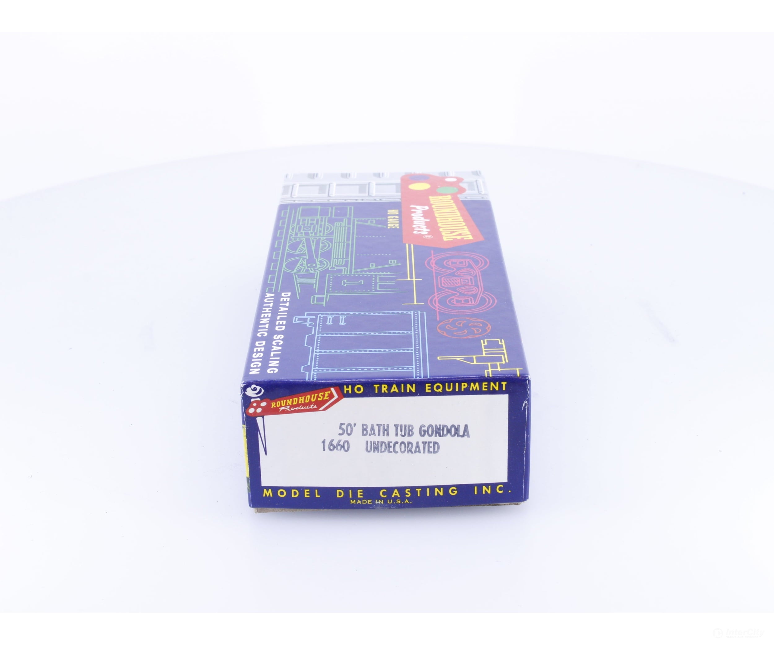 Roundhouse 1640 HO 50’ Thrall Gondola #9 Undecorated - Freight Cars