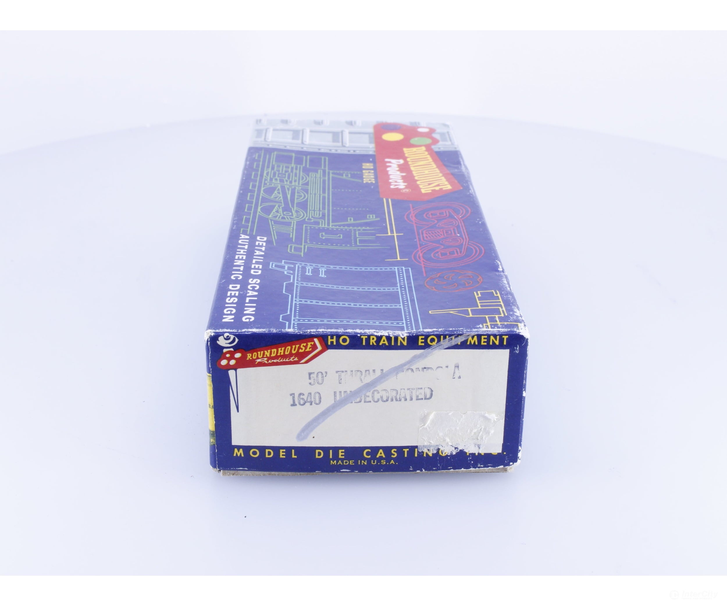 Roundhouse 1660 HO 50’ Bathtub Gondola #27 Undecorated - Freight Cars