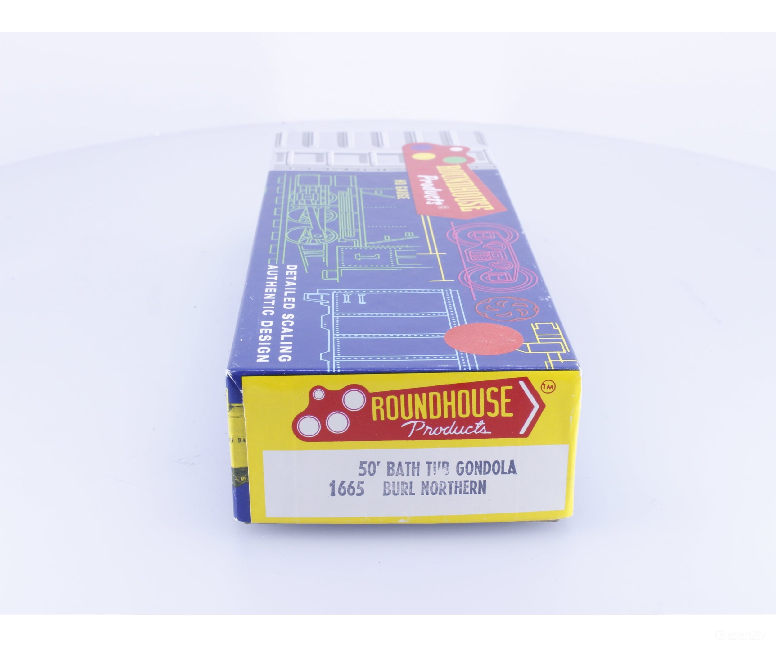 Roundhouse 1660 HO 50’ Bathtub Gondola #30 Undecorated - Freight Cars