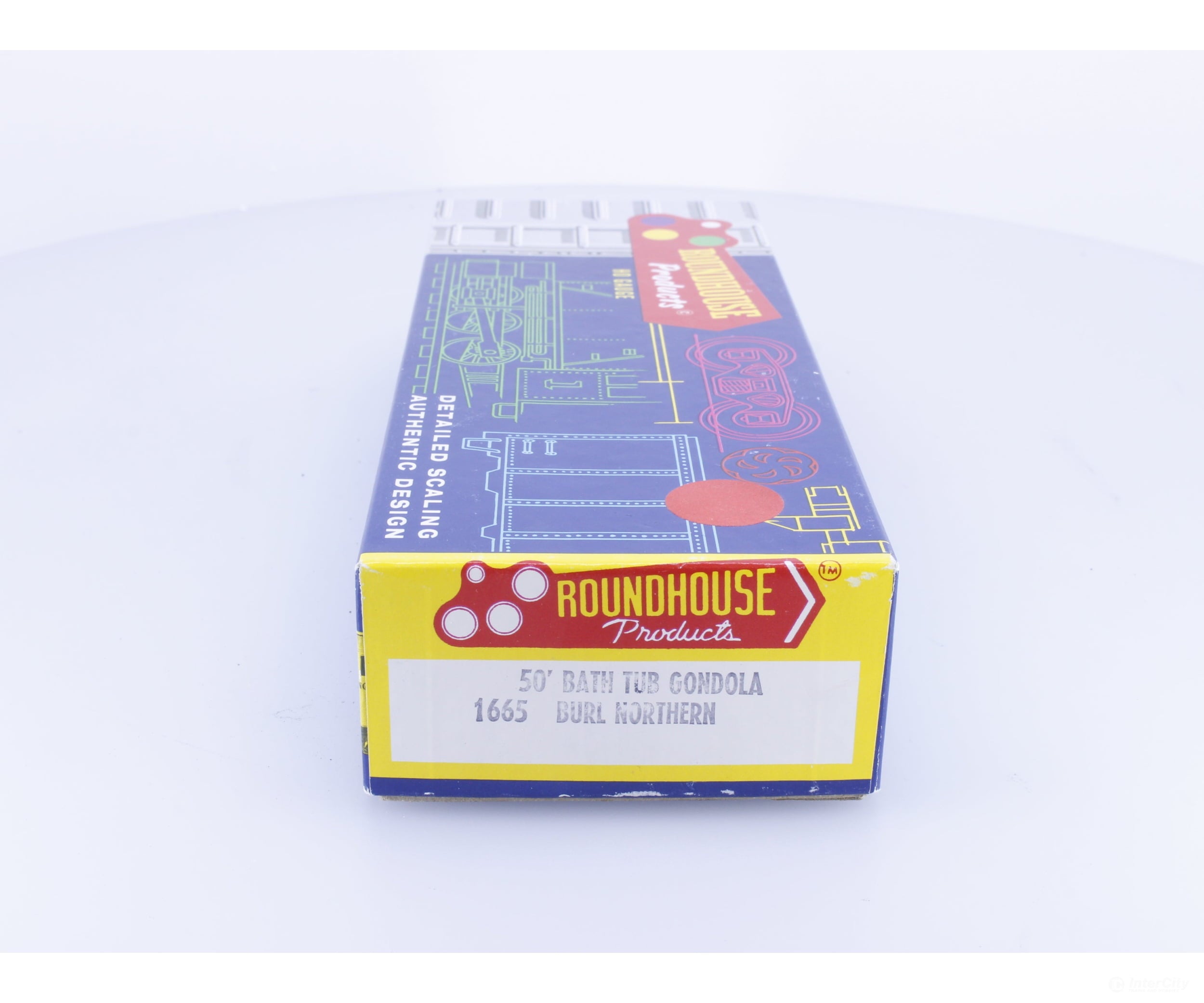 Roundhouse 1660 HO 50’ Bathtub Gondola #33 Undecorated - Freight Cars