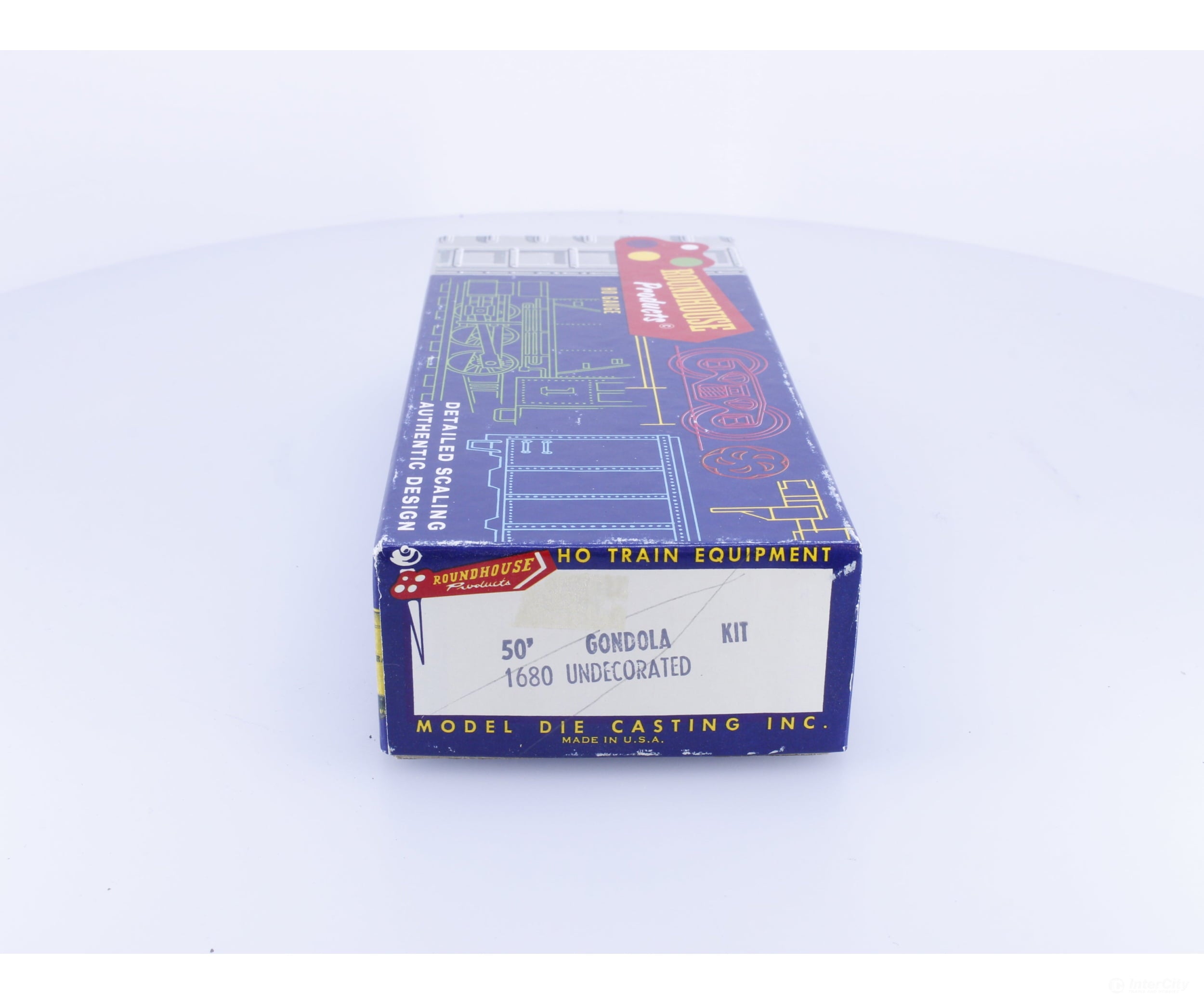Roundhouse 1680 HO 50’ Gondola #3 Undecorated 7520 - Freight Cars