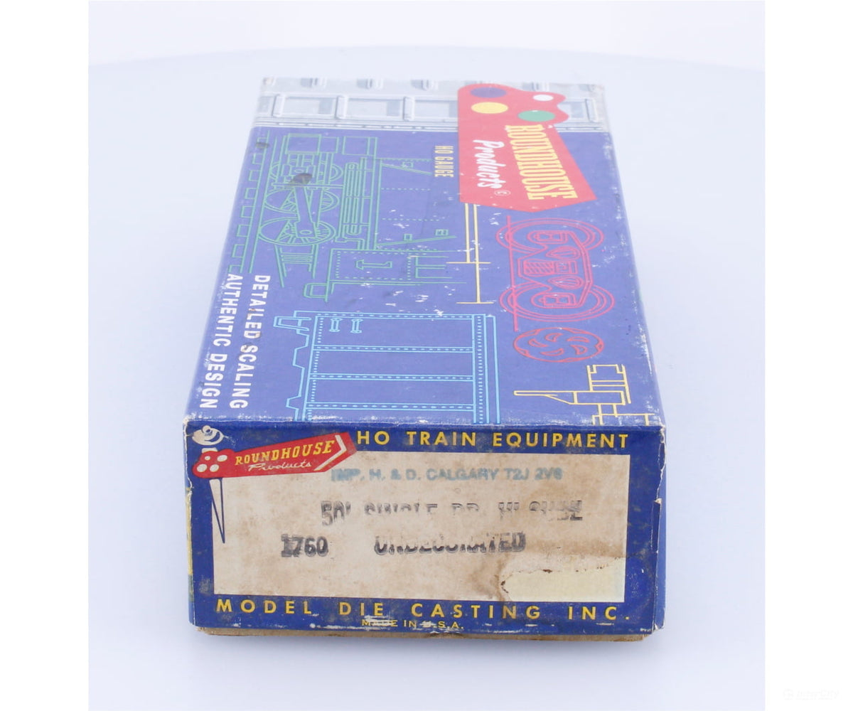 Roundhouse 1760 HO 50’ Plug Door Box Car Kit Undecorated - Freight Cars