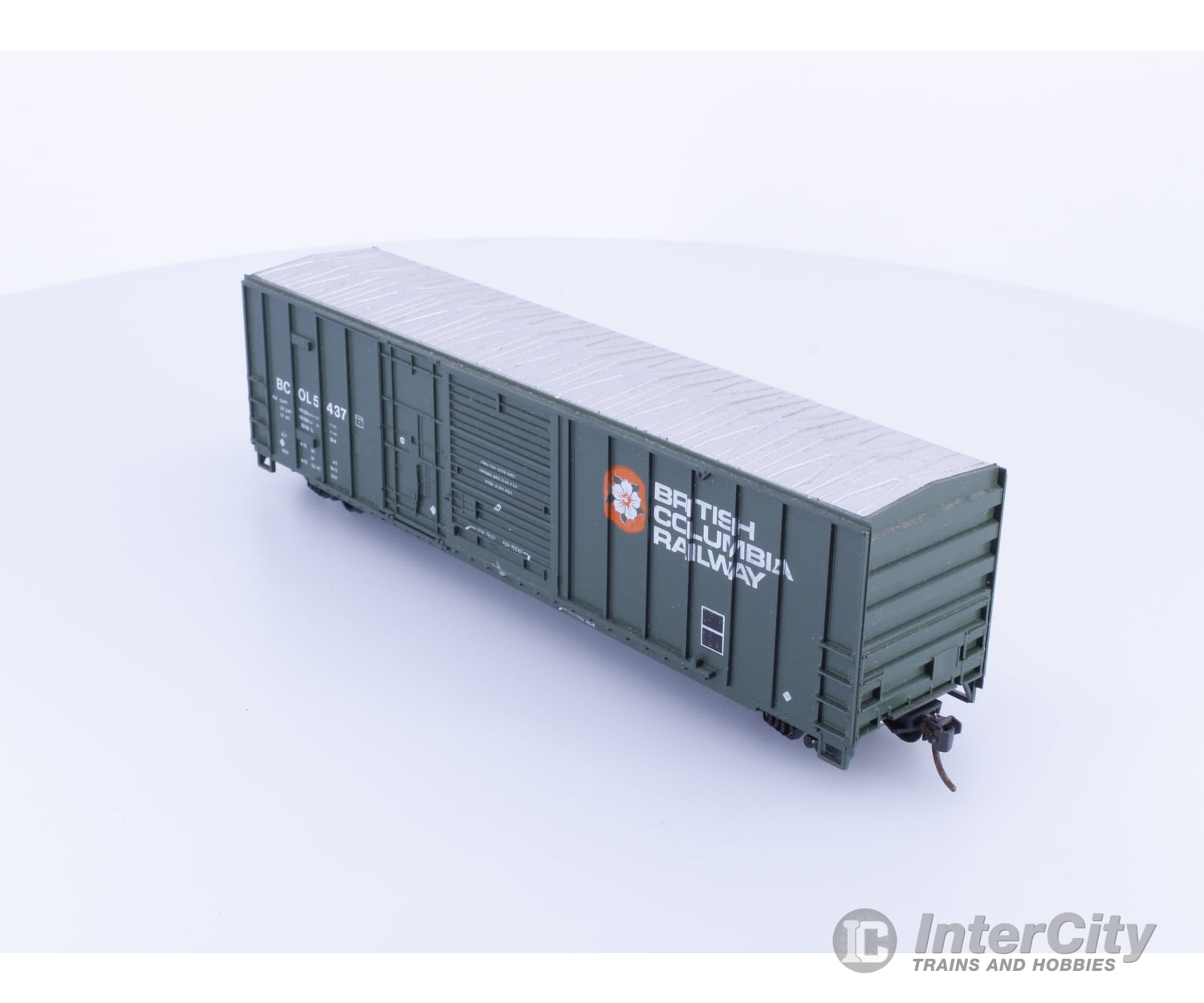 Roundhouse 1936 HO 50’ Combination Door Boxcar #2 BC Rail (BCOL) 5437 Freight Cars