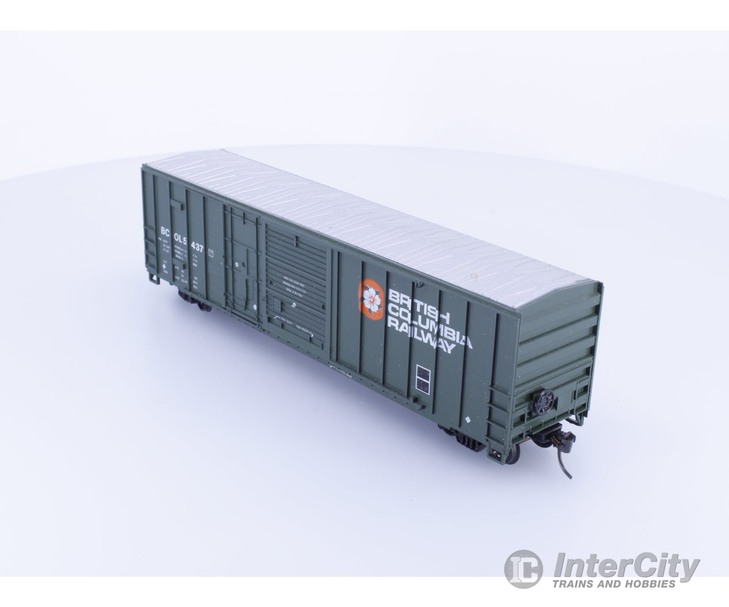 Roundhouse 1936 HO 50’ Combination Door Boxcar #3 BC Rail (BCOL) 5437 Freight Cars