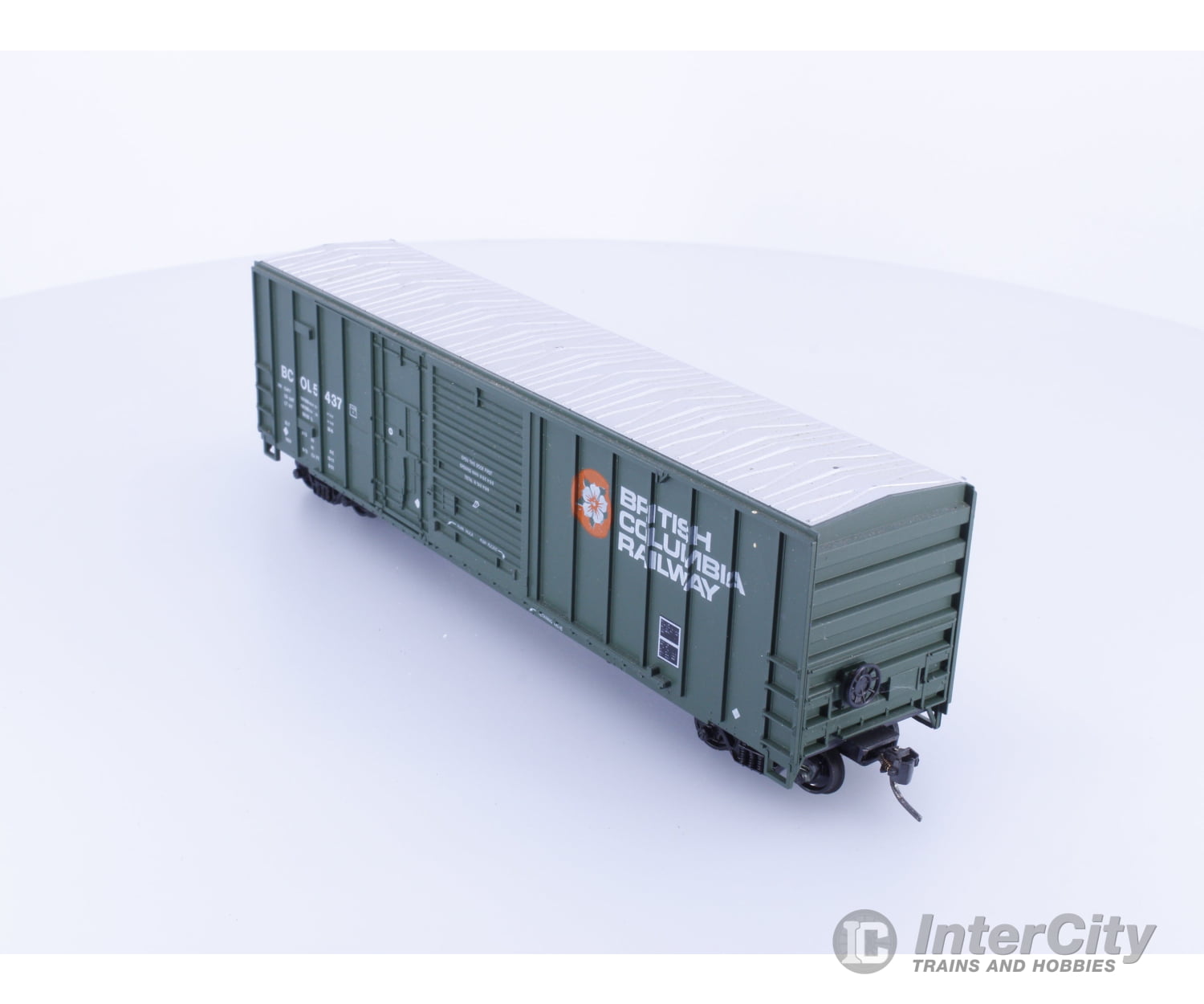 Roundhouse 1936 HO 50’ Combination Door Boxcar BC Rail (BCOL) 5437 Freight Cars