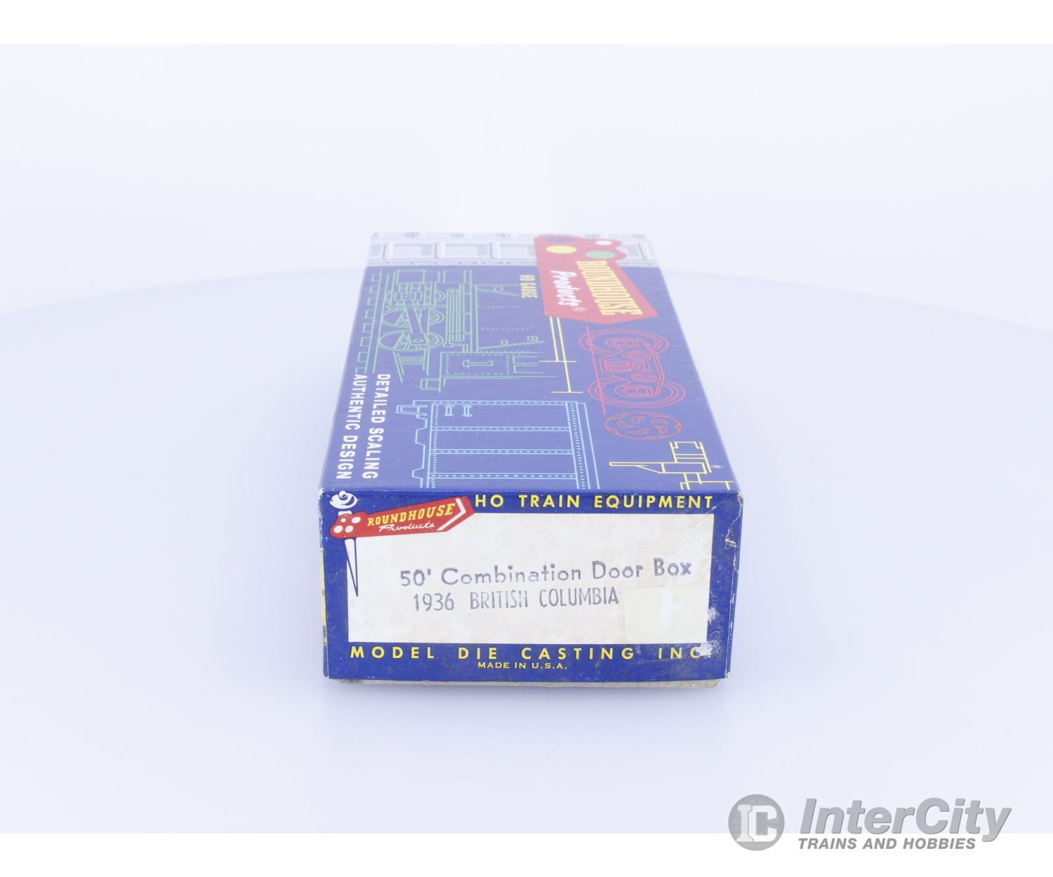 Roundhouse 1936 HO 50’ Combination Door Boxcar Kit BC Rail (BCOL) 5437 Freight Cars