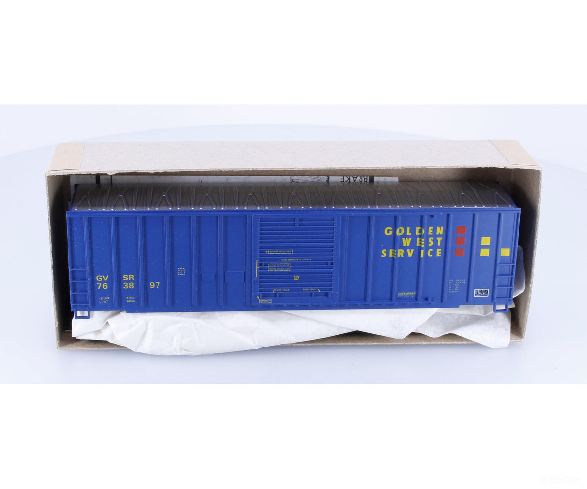Roundhouse 3253 HO 50’ FMC SD Box Car Kit Golden West (GVSR) 763897 - Freight Cars