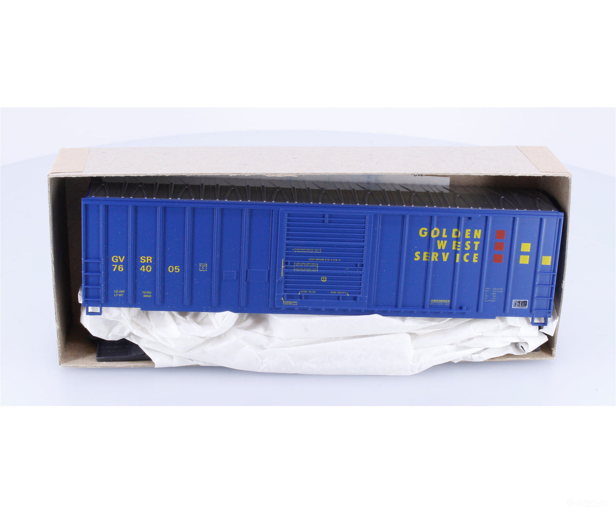 Roundhouse 3253 HO 50’ FMC Single Door Box Car Kit Golden West (GVSR) 764005 - Freight Cars