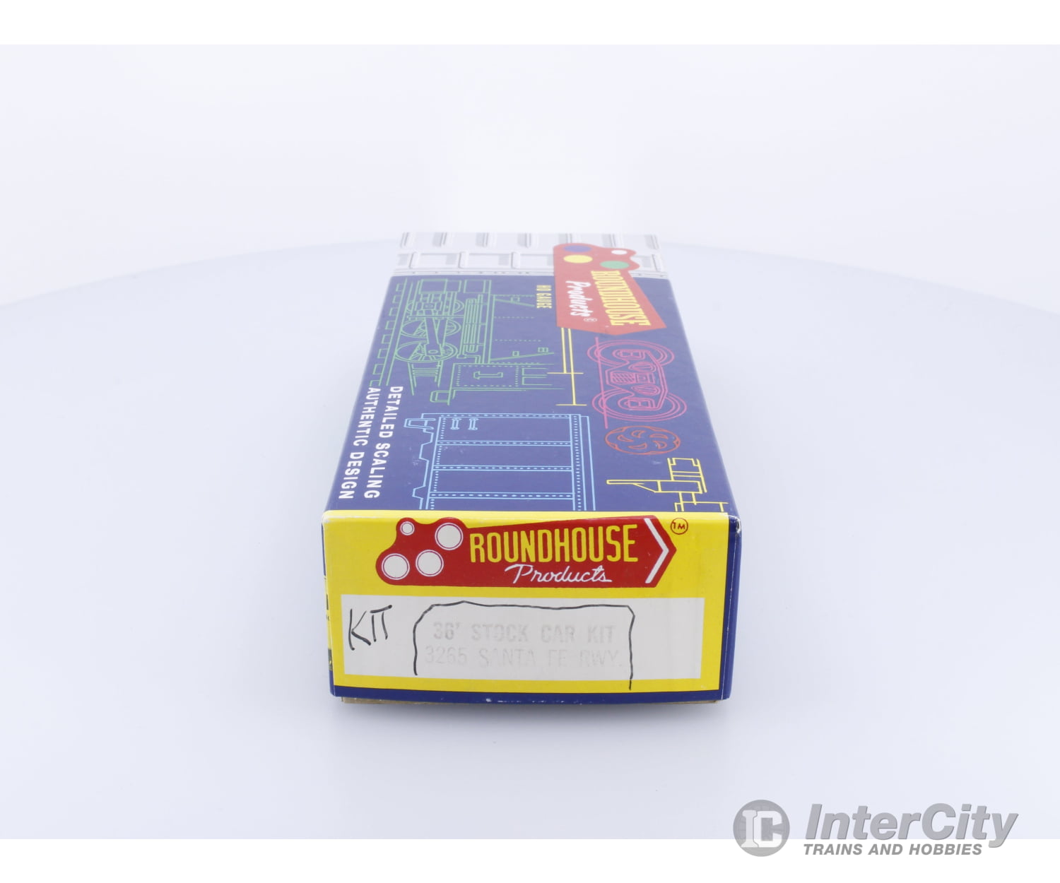 Roundhouse 3265 HO 36’ Stock Car kit Atchison Topeka and Santa Fe (ATSF) 1629 Freight Cars