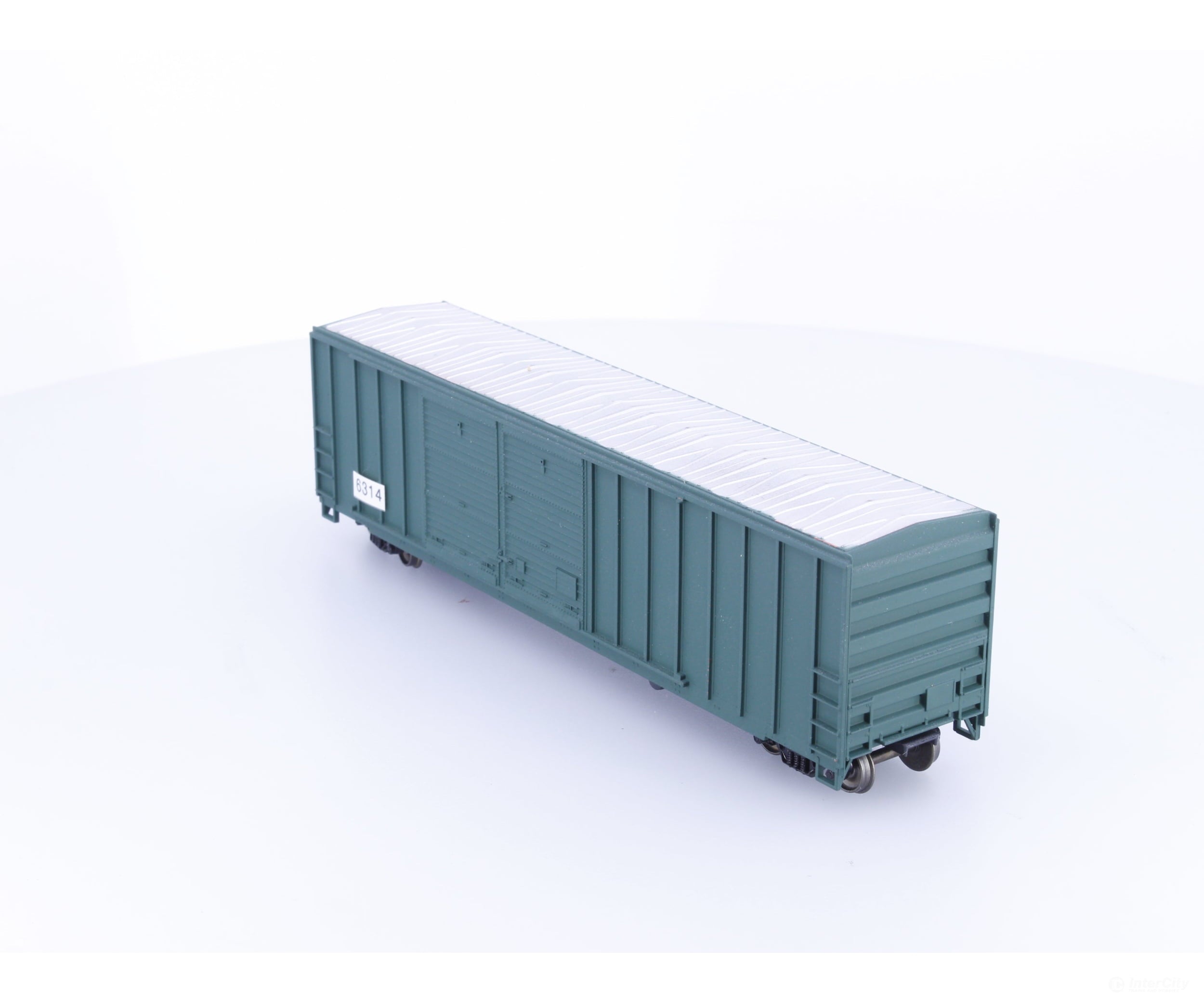Roundhouse 6314 HO 50’ Double Door Boxcar Undecorated 6314 - Freight Cars