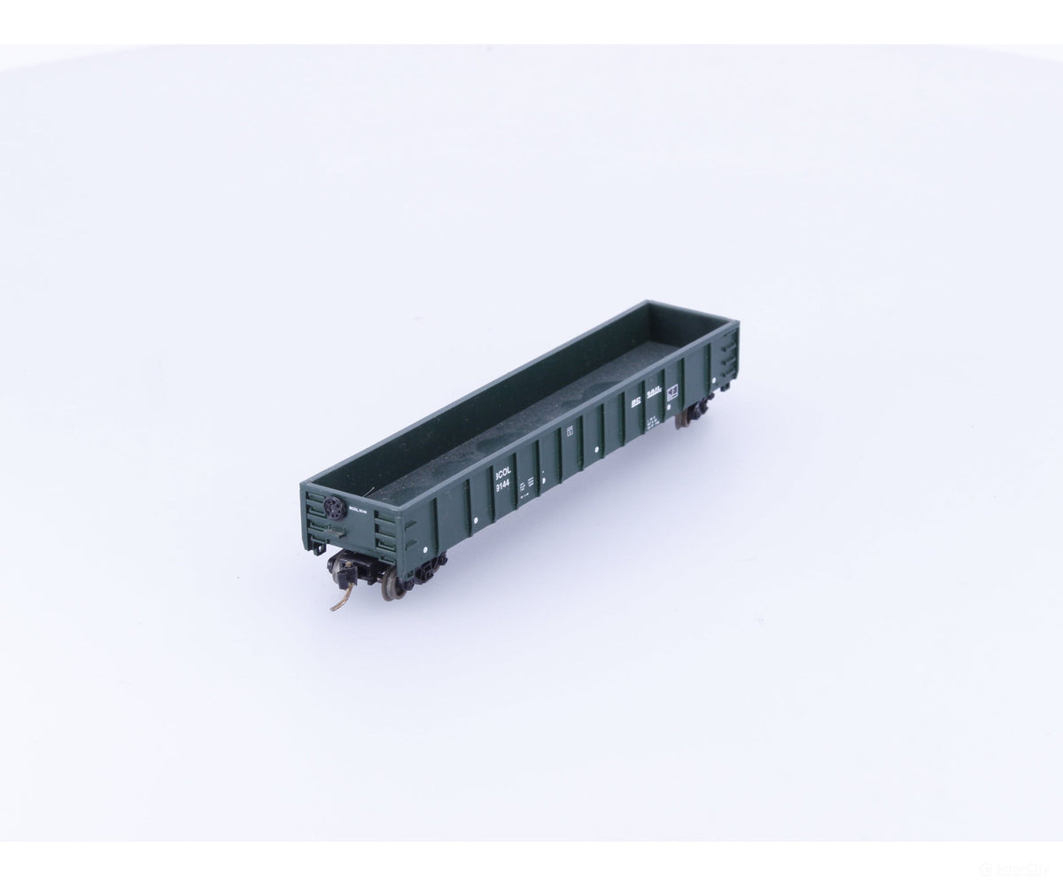 Roundhouse 84002 N 50’ Thrall Mill Gondola BC Rail (BCOL) 9144 - Freight Cars