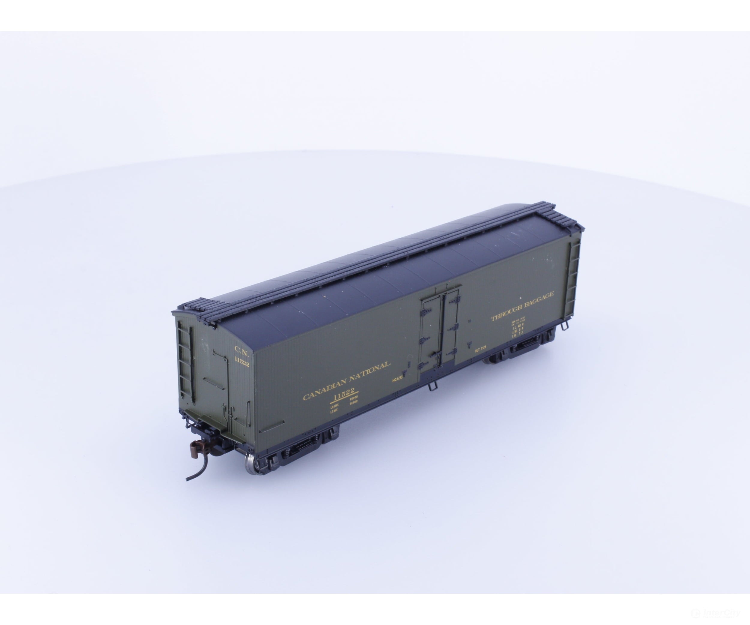 Roundhouse 84546 HO 40’ Wood Milk Car Canadian National (CN) 11522 Freight Cars