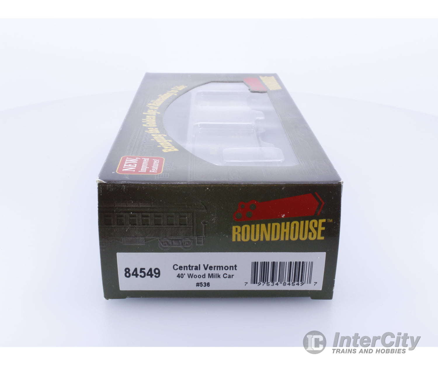 Roundhouse 84549 Ho 40’ Wood Milk Car 536 Freight Cars