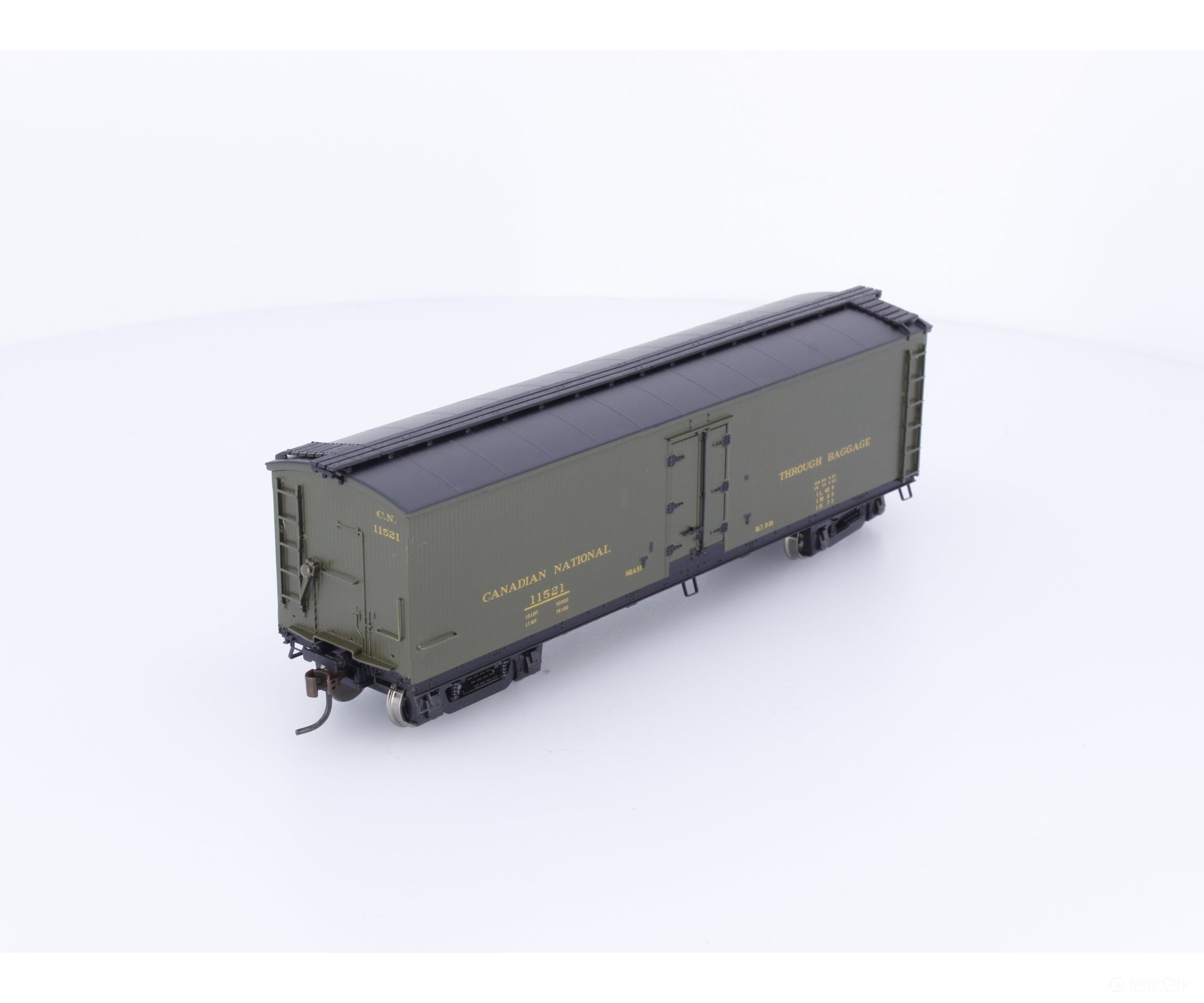 Roundhouse 84643 HO 40’ Wood Milk Car Canadian National (CN) 11521 (#1) Freight Cars