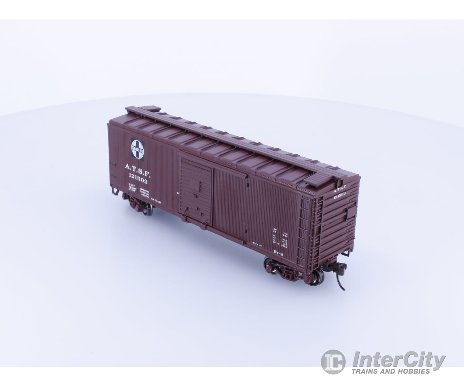 Roundhouse 84661 HO 40’ Double Sheathed Boxcar Atchison Topeka and Santa Fe (ATSF) 121503 Freight Cars