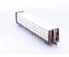 Roundhouse BF60 HO 60’ Bulkhead Flat Car with Wood Load Burlington Northern Santa Fe (BNSF) 545131 - Freight Cars