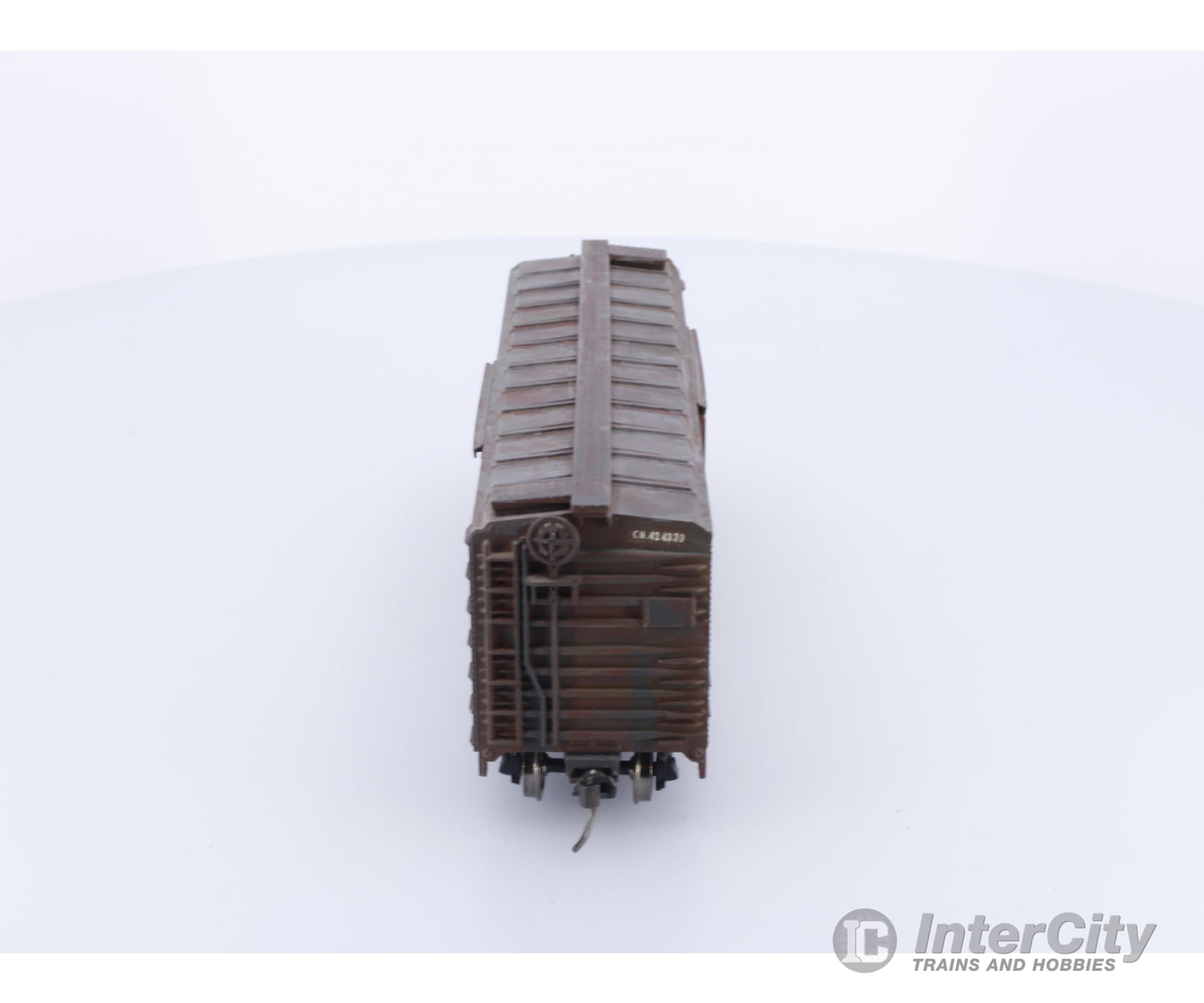 Roundhouse FB101A HO 40’ Box Car Weathered Canadian National (CN) 424339 Freight Cars