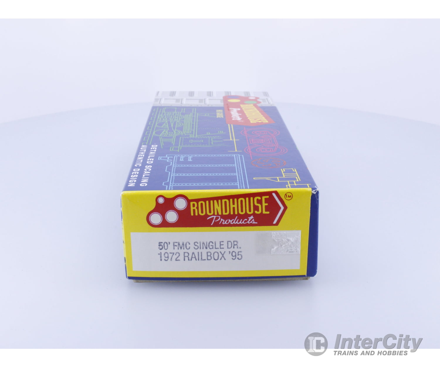 Roundhouse HO 50’ FMC Single Door 1972 Railbox (RBOX) 38236 Freight Cars