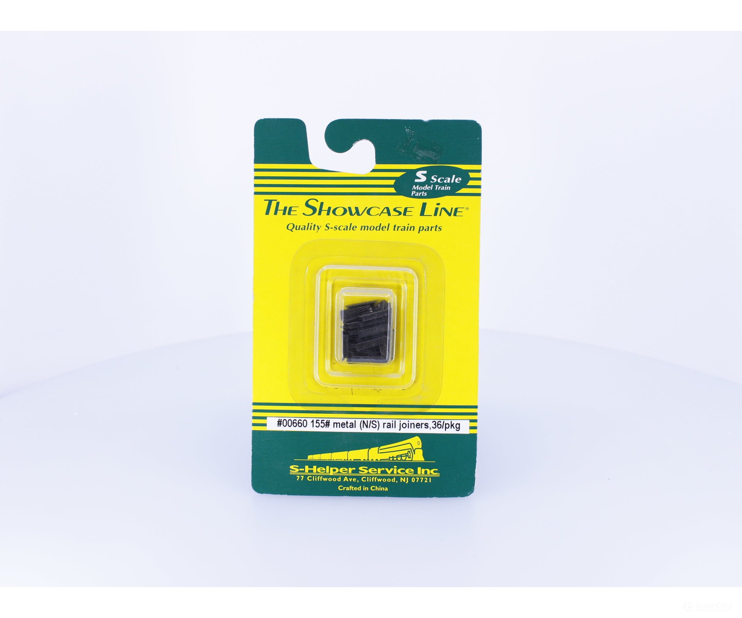 S-Helper Service Inc. 00660 S 155# Metal (N/S) Rail Joiners 36/Pkg (#5) Track Accessories