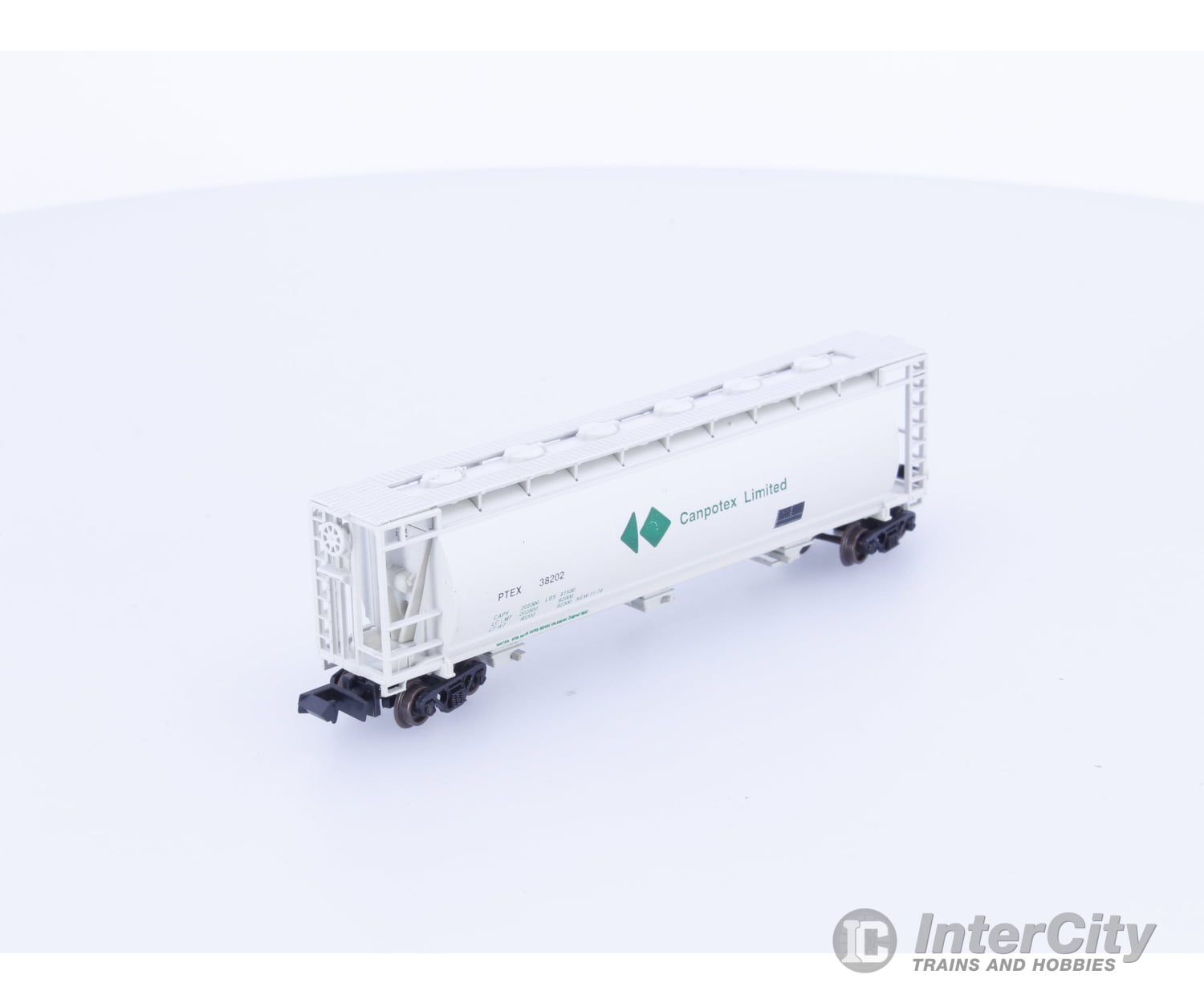 S&R Models 611 N 3 Bay Cylindrical Hopper Canpotex PTEX #2 38202 Freight Cars