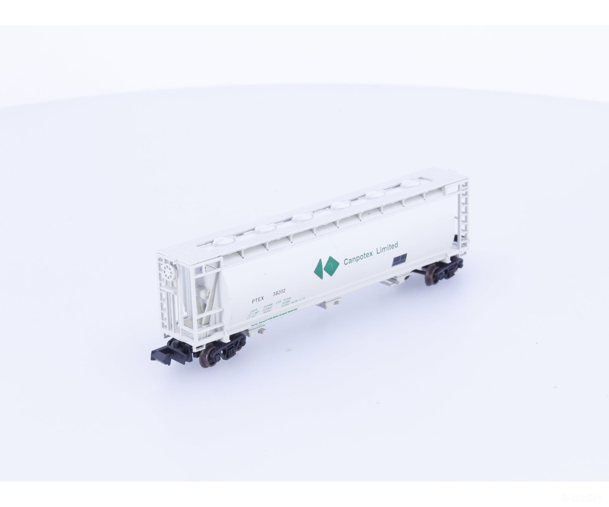 S&R Models 611 N 3 Bay Cylindrical Hopper Canpotex PTEX #2 38202 Freight Cars