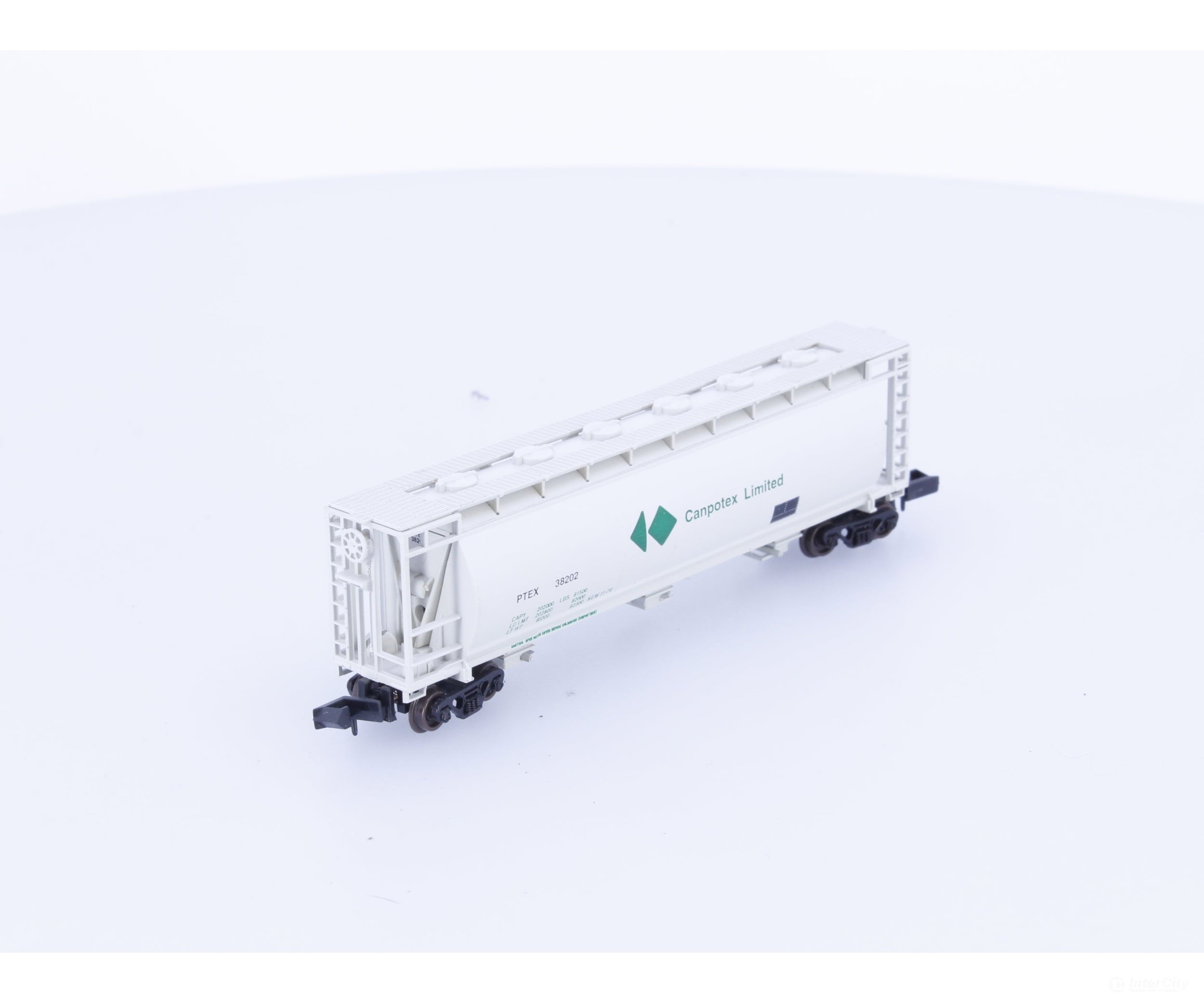 S&R Models 611 N 3 Bay Cylindrical Hopper Canpotex PTEX 38202 Freight Cars