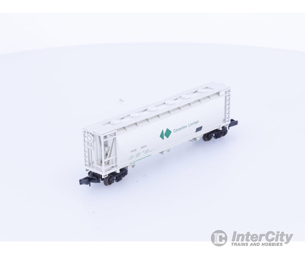 S&R Models 611 N 3 Bay Cylindrical Hopper Canpotex PTEX 38202 Freight Cars