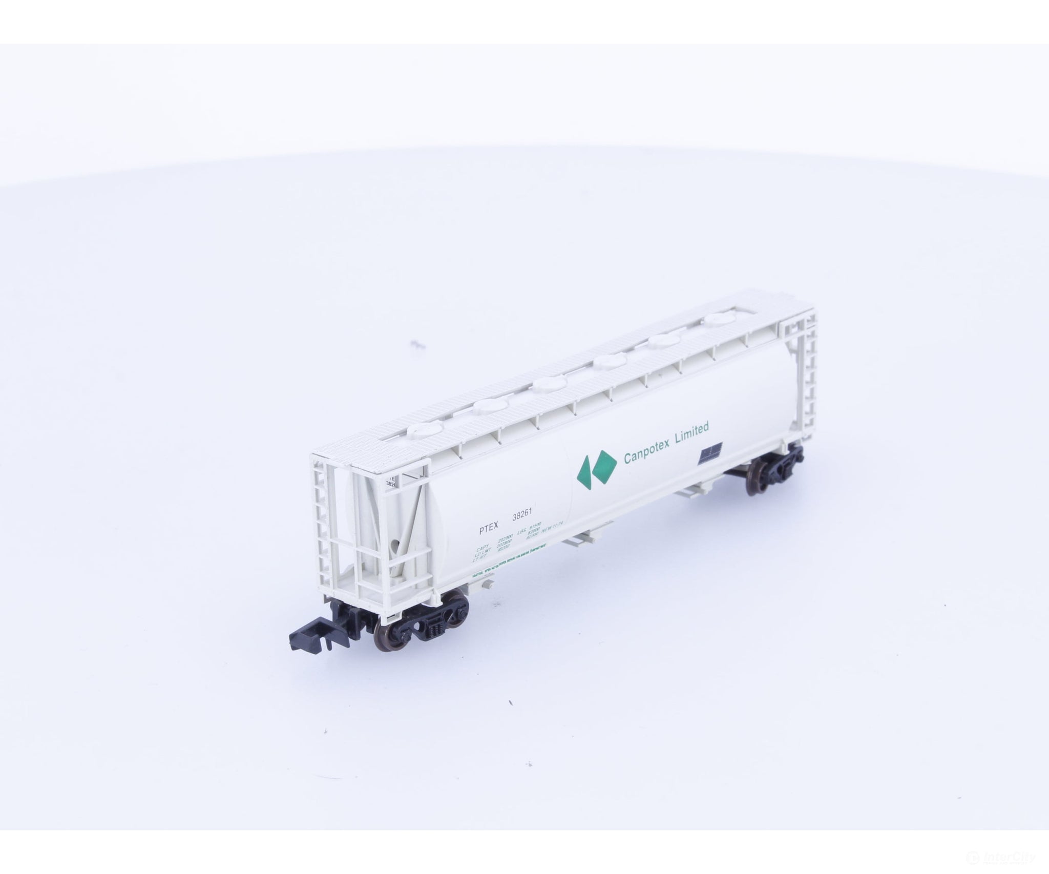 S&R Models 611 N 3 Bay Cylindrical Hopper Canpotex PTEX 38261 Freight Cars