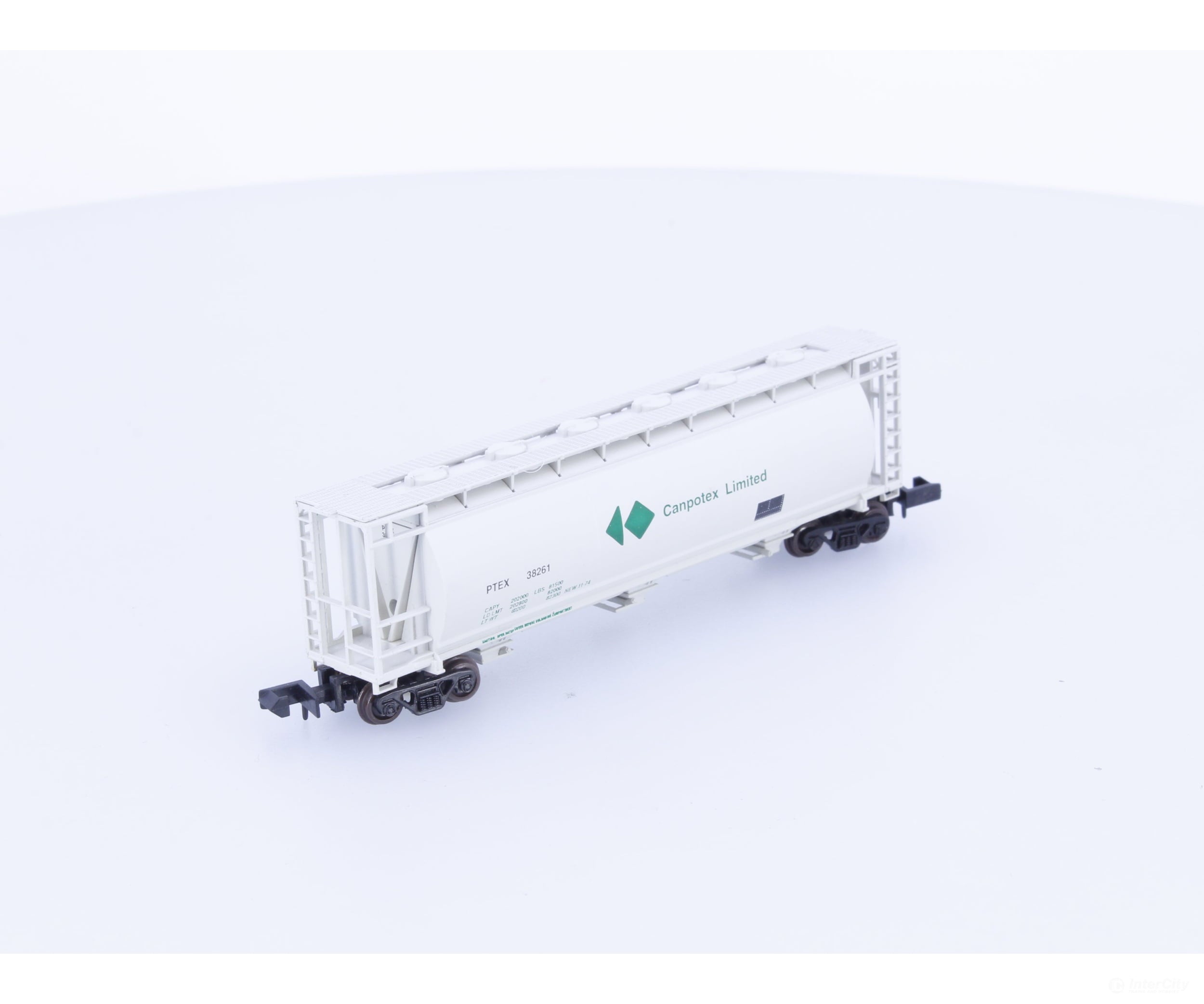 S&R Models 612 N 3 Bay Cylindrical Hopper Canpotex PTEX 38261 Freight Cars
